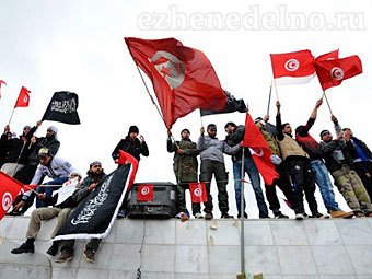 Митинг сторонников партии "Нахда". Фото ©AFP